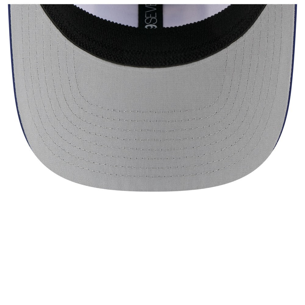 White/Royal Los Angeles Dodgers New Era Established Patch 9SEVENTY Adjustable Hat