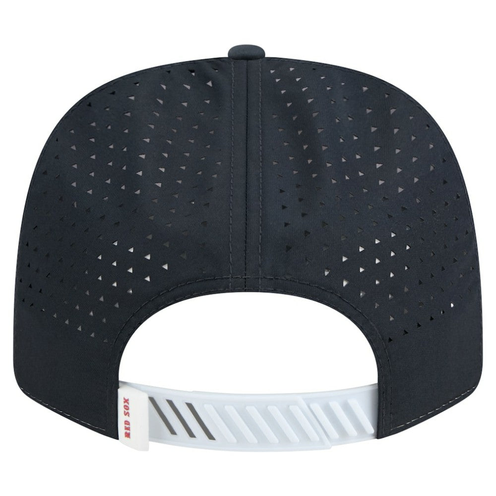 White/Navy Boston Red Sox New Era Established Patch 9SEVENTY Adjustable Hat