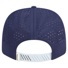 White/Navy Milwaukee Brewers New Era Established Patch 9SEVENTY Adjustable Hat
