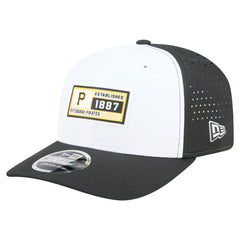 White/Black Pittsburgh Pirates New Era Established Patch 9SEVENTY Adjustable Hat