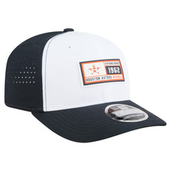 White/Navy Houston Astros New Era Established Patch 9SEVENTY Adjustable Hat