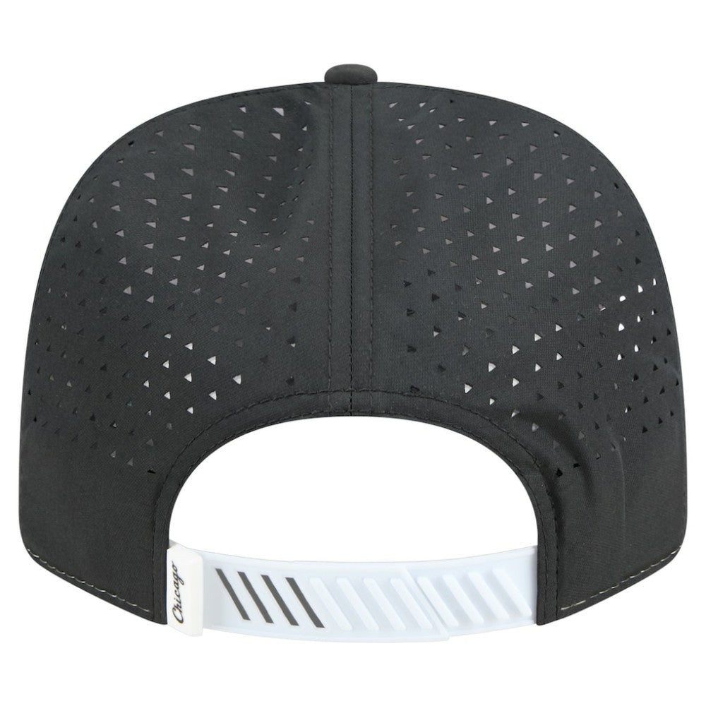 White/Black Chicago White Sox New Era Established Patch 9SEVENTY Adjustable Hat