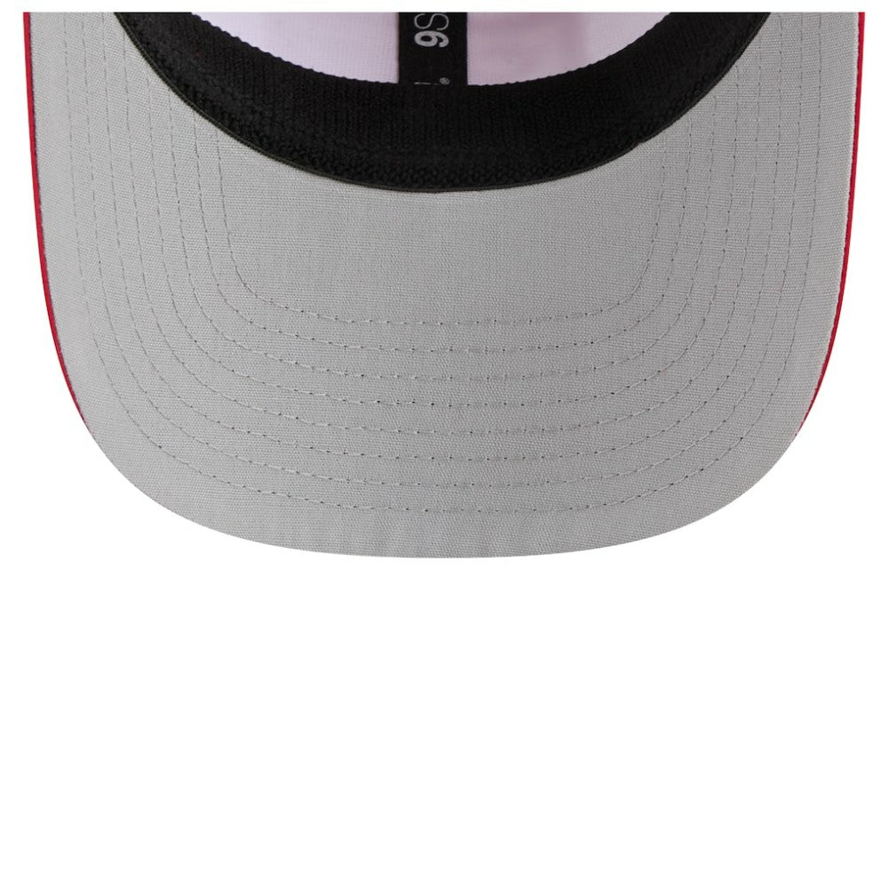 White/Red Cincinnati Reds New Era Established Patch 9SEVENTY Adjustable Hat