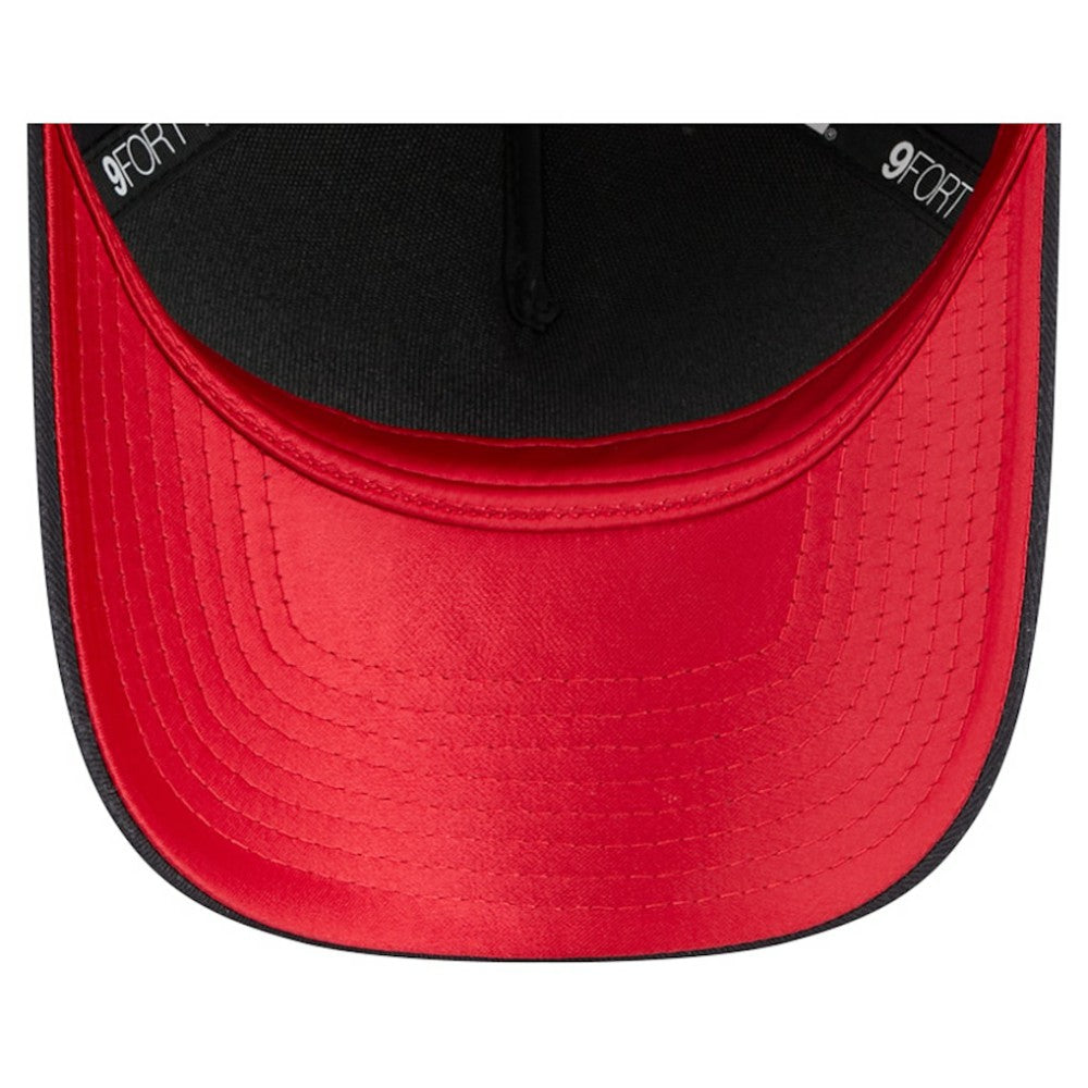 Navy Boston Red Sox New Era Women's Metallic A-Frame 9FORTY Adjustable Hat