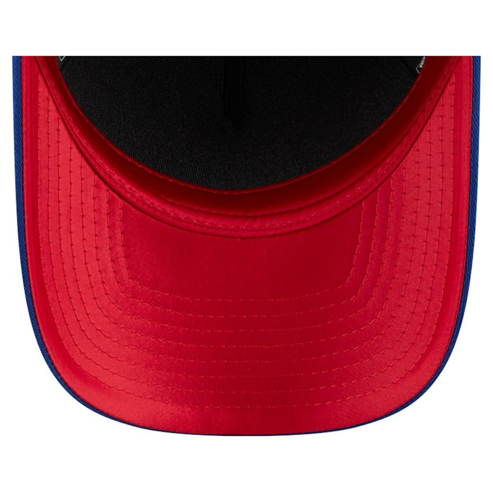 Royal Chicago Cubs New Era Women's Metallic A-Frame 9FORTY Adjustable Hat