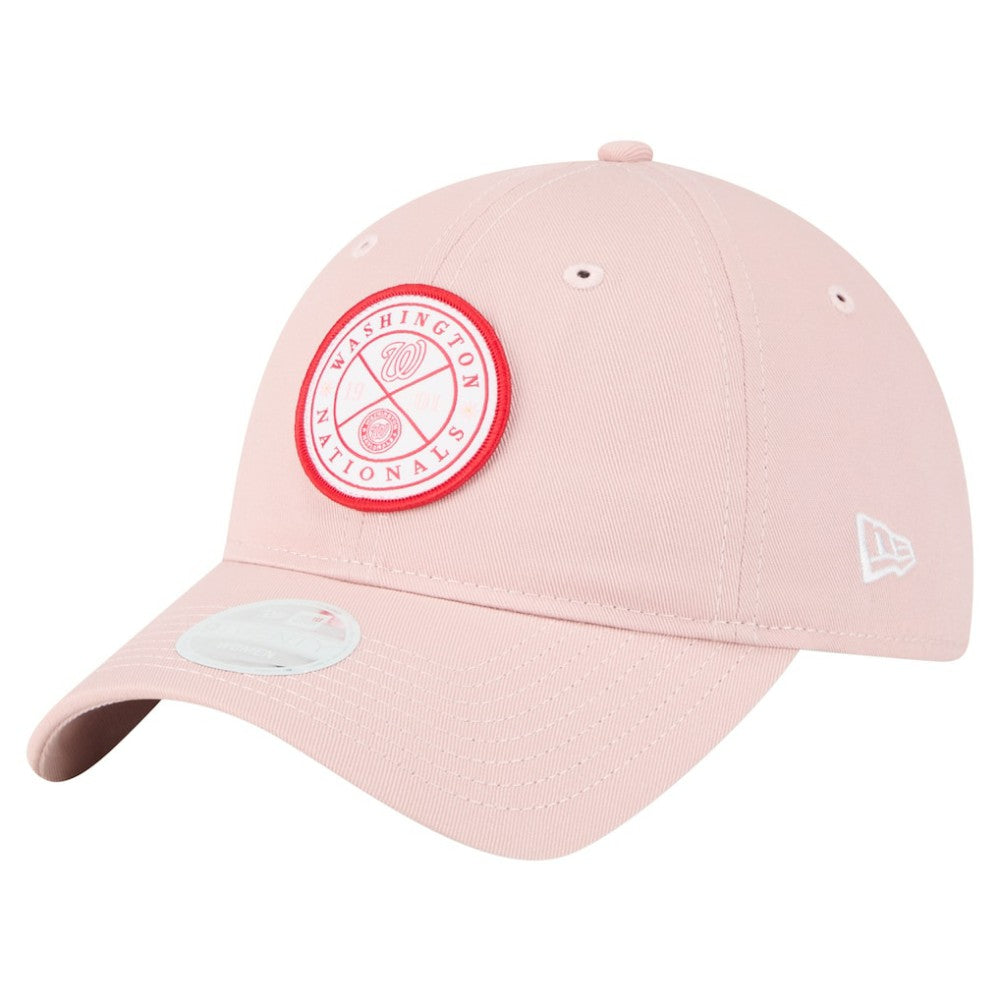 Pink Washington Nationals New Era Women's Bloom 9TWENTY Adjustable Hat