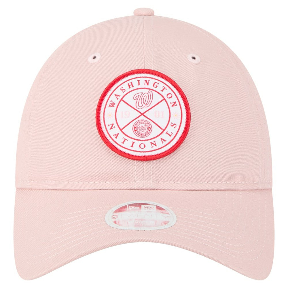 Pink Washington Nationals New Era Women's Bloom 9TWENTY Adjustable Hat