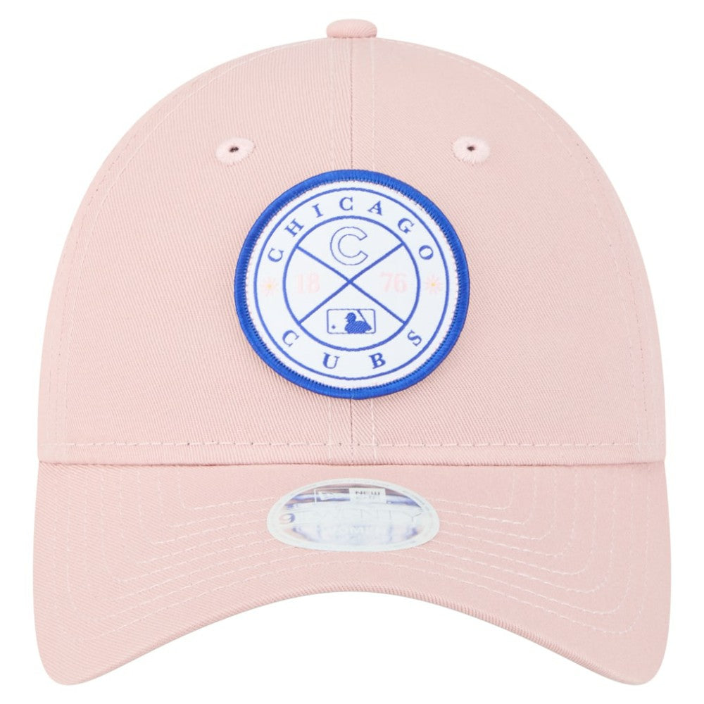 Pink Chicago Cubs New Era Women's Bloom 9TWENTY Adjustable Hat