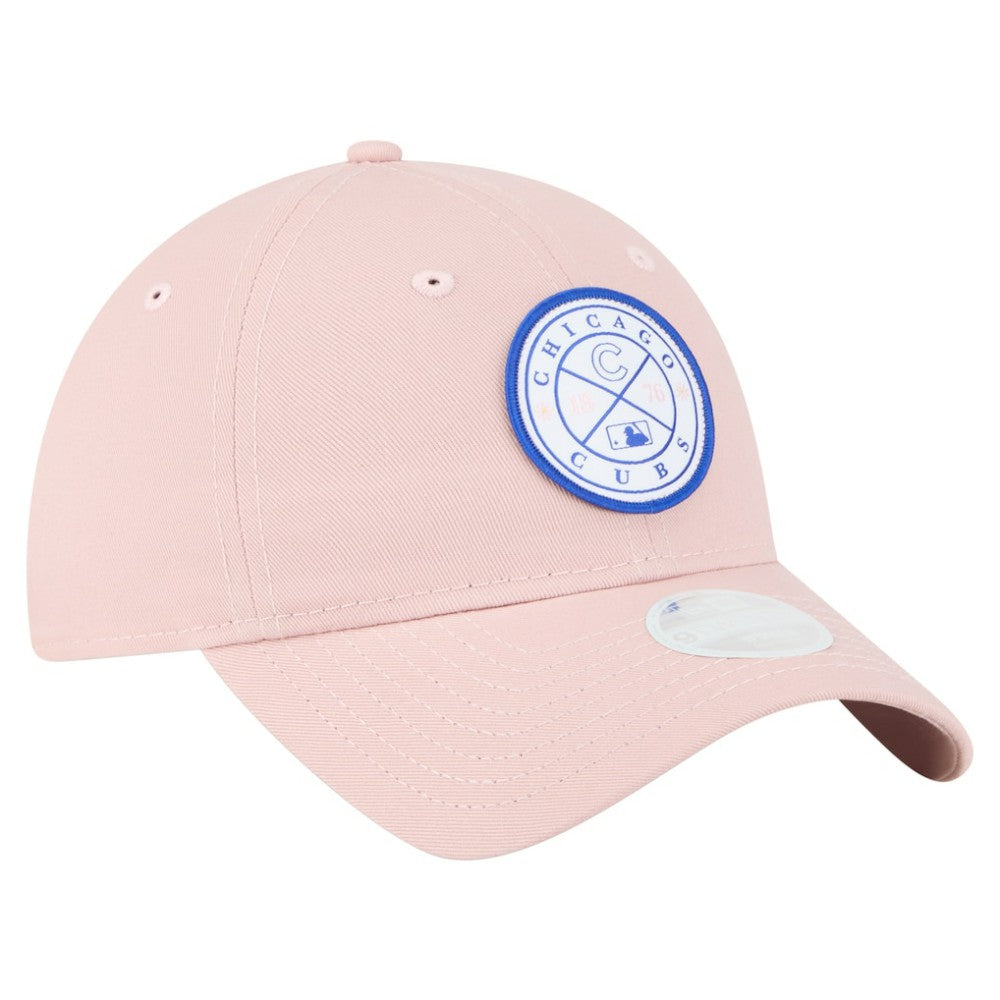 Pink Chicago Cubs New Era Women's Bloom 9TWENTY Adjustable Hat