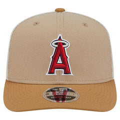 Stone Los Angeles Angels New Era 9SEVENTY Trucker Adjustable Hat