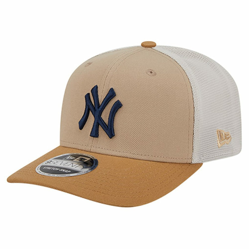Stone New York Yankees New Era 9SEVENTY Trucker Adjustable Hat