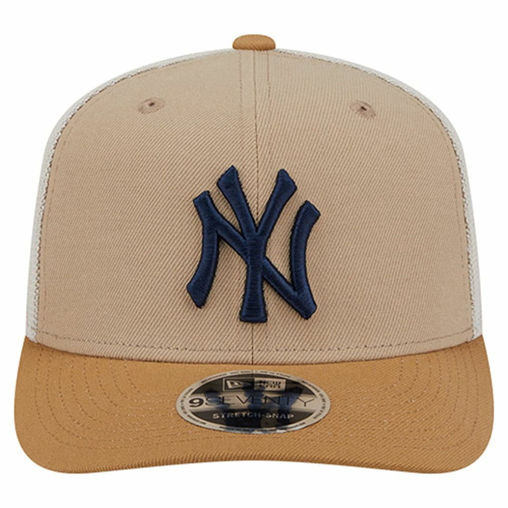 Stone New York Yankees New Era 9SEVENTY Trucker Adjustable Hat