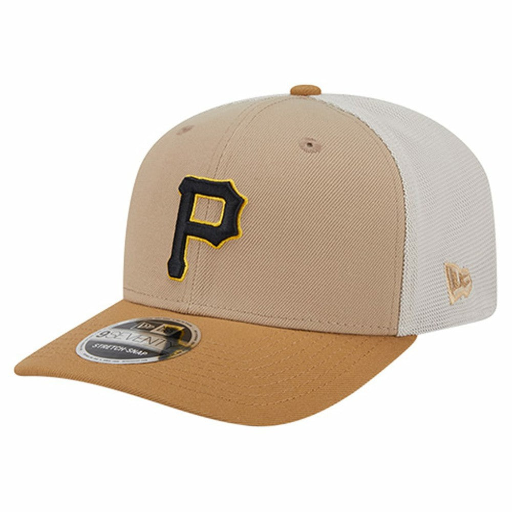 Stone Pittsburgh Pirates New Era 9SEVENTY Trucker Adjustable Hat