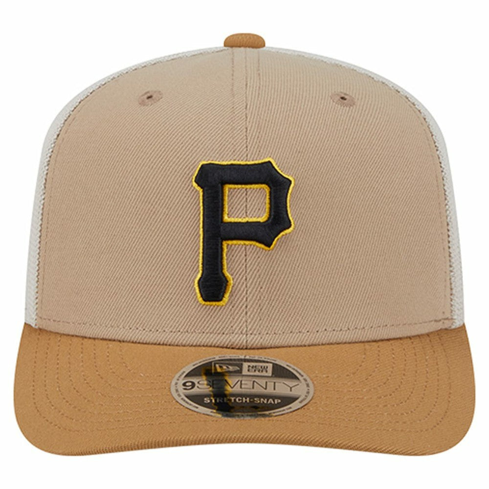 Stone Pittsburgh Pirates New Era 9SEVENTY Trucker Adjustable Hat