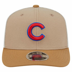 Stone Chicago Cubs New Era 9SEVENTY Trucker Adjustable Hat