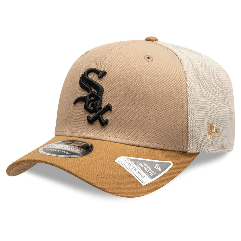 Stone Chicago White Sox New Era 9SEVENTY Trucker Adjustable Hat