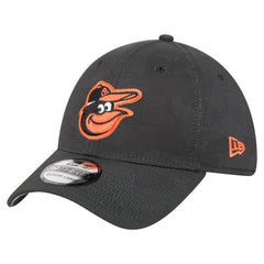 Black Baltimore Orioles New Era Tonal Camo 39THIRTY Flex Hat