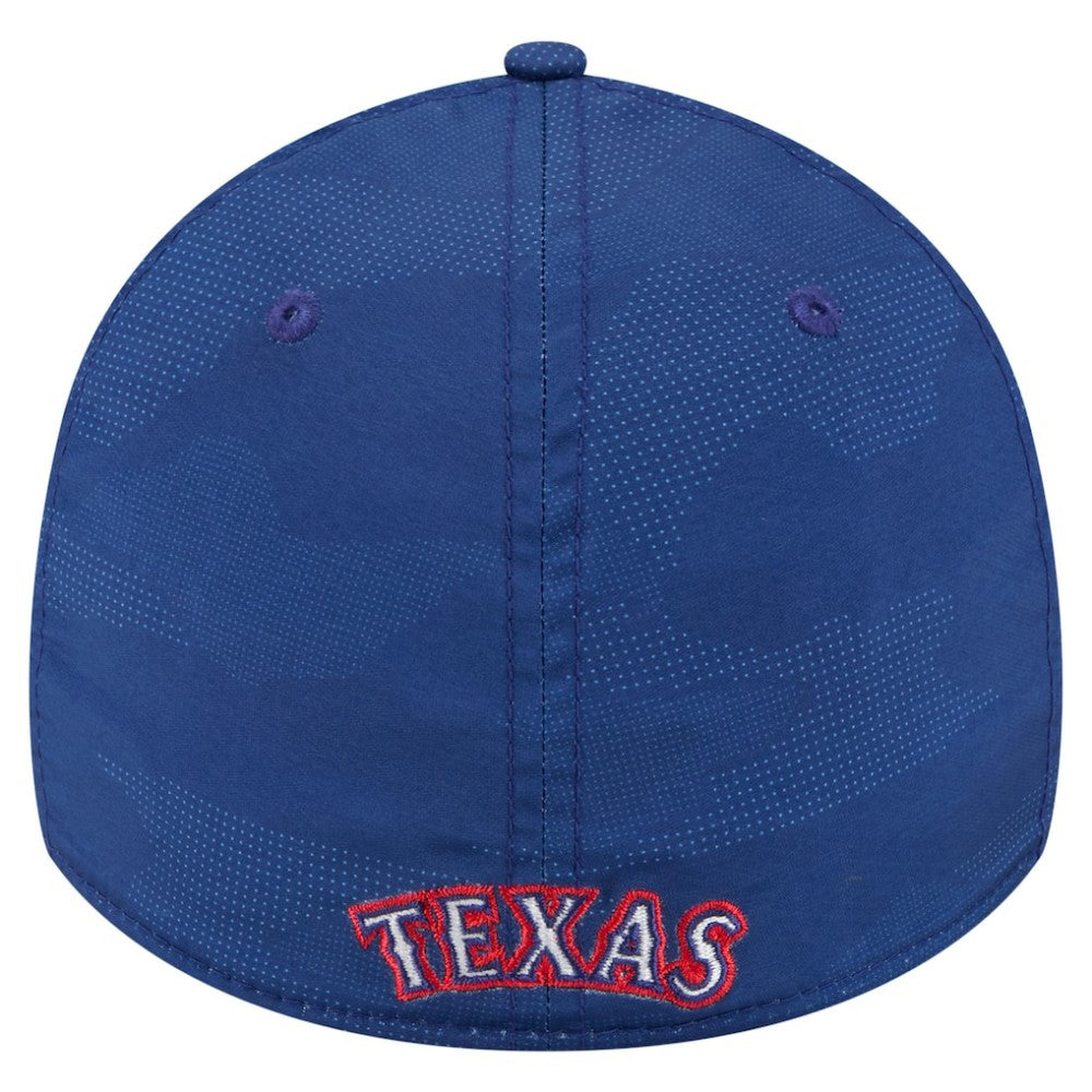 Royal Texas Rangers New Era Tonal Camo 39THIRTY Flex Hat