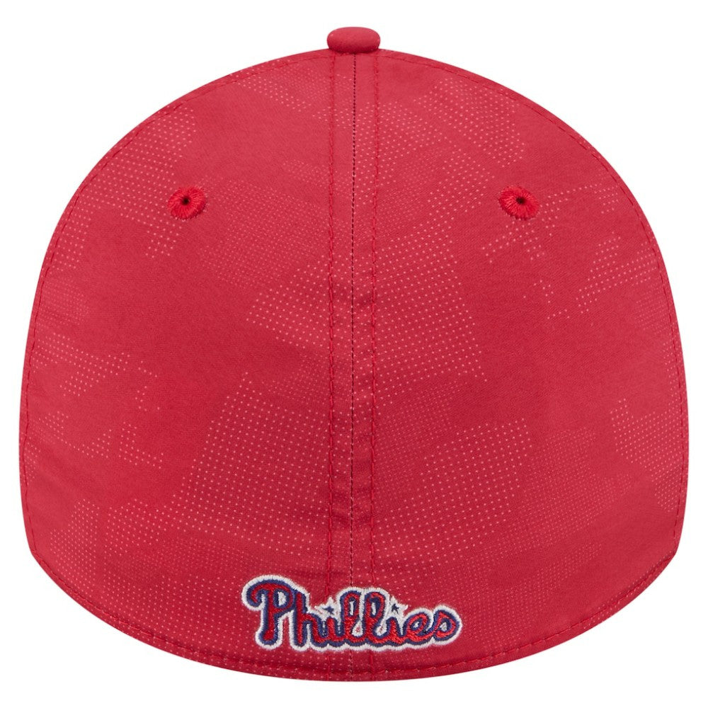 Red Philadelphia Phillies New Era Tonal Camo 39THIRTY Flex Hat