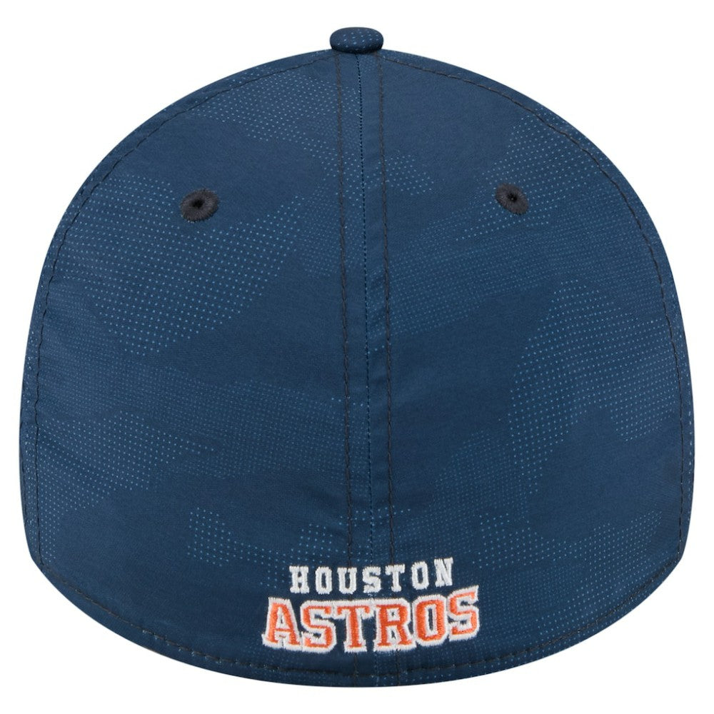 Navy Houston Astros New Era Tonal Camo 39THIRTY Flex Hat