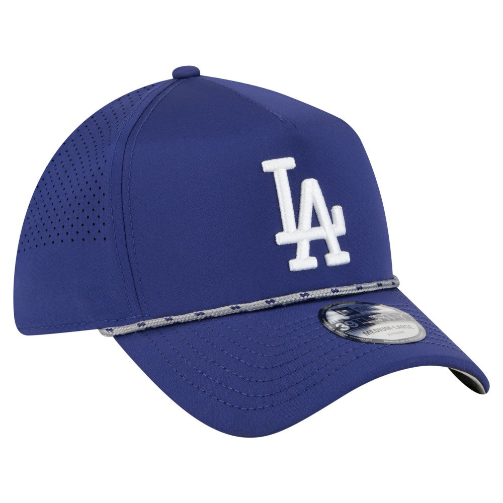 Royal Los Angeles Dodgers New Era 39THIRTY A-Frame Perforated Flex Hat
