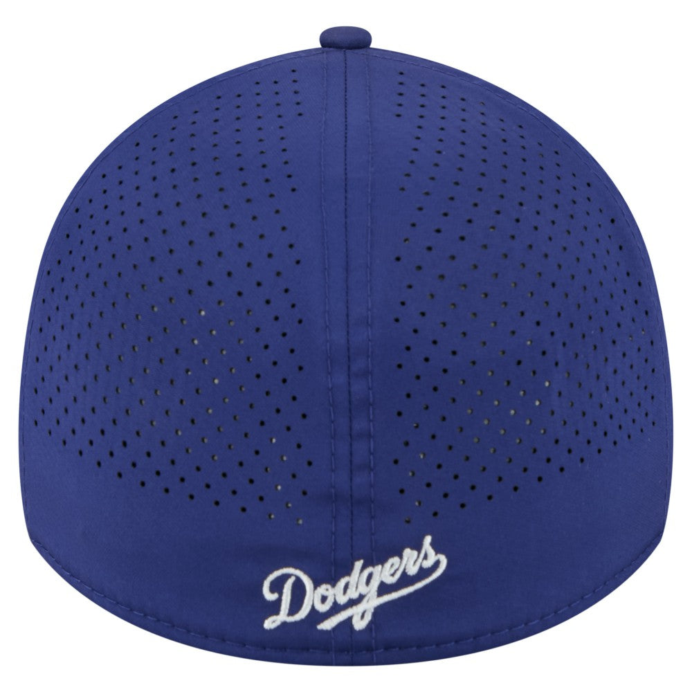 Royal Los Angeles Dodgers New Era 39THIRTY A-Frame Perforated Flex Hat