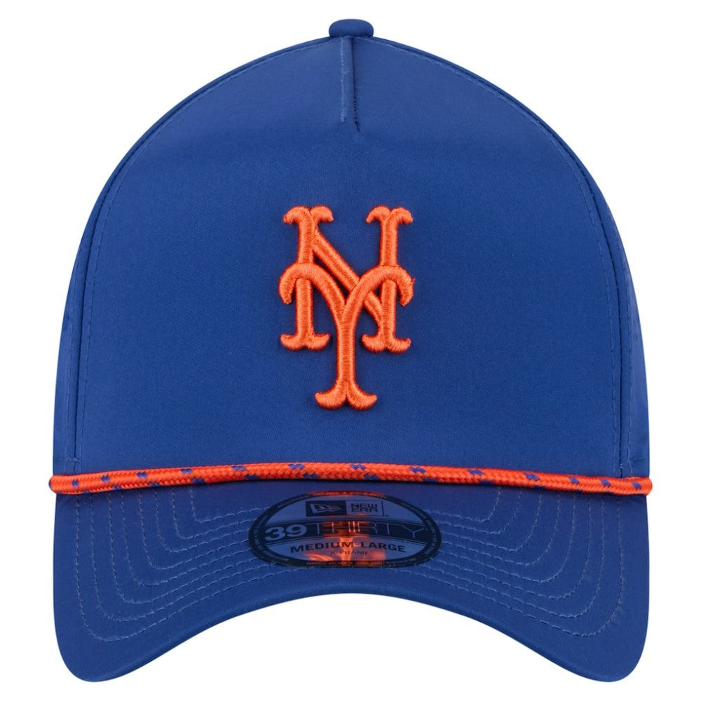 Royal New York Mets New Era 39THIRTY A-Frame Perforated Flex Hat