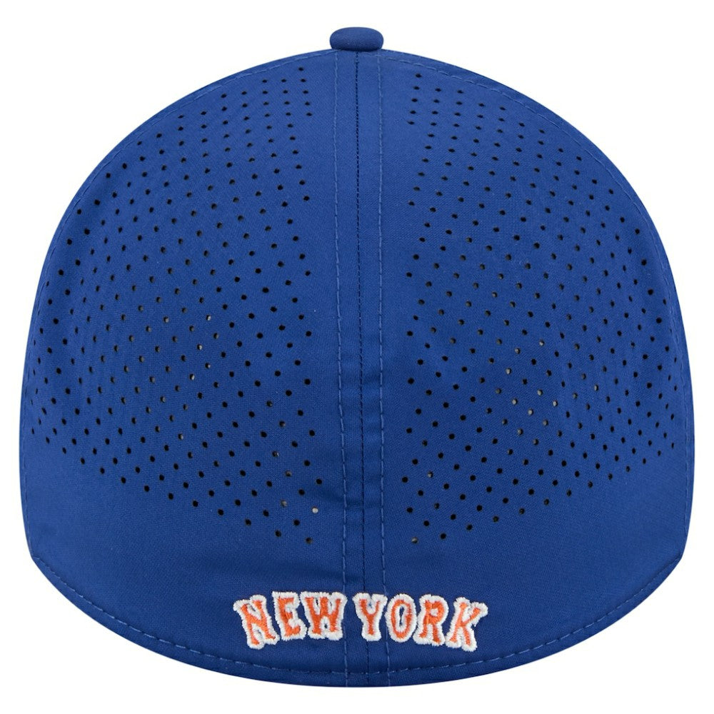 Royal New York Mets New Era 39THIRTY A-Frame Perforated Flex Hat