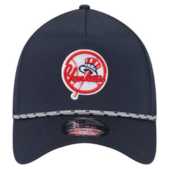 Navy New York Yankees New Era 39THIRTY A-Frame Perforated Flex Hat