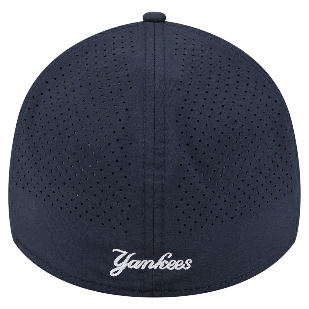Navy New York Yankees New Era 39THIRTY A-Frame Perforated Flex Hat