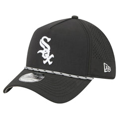 Black Chicago White Sox New Era 39THIRTY A-Frame Perforated Flex Hat