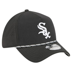Black Chicago White Sox New Era 39THIRTY A-Frame Perforated Flex Hat