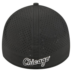 Black Chicago White Sox New Era 39THIRTY A-Frame Perforated Flex Hat