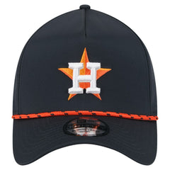 Navy Houston Astros New Era 39THIRTY A-Frame Perforated Flex Hat
