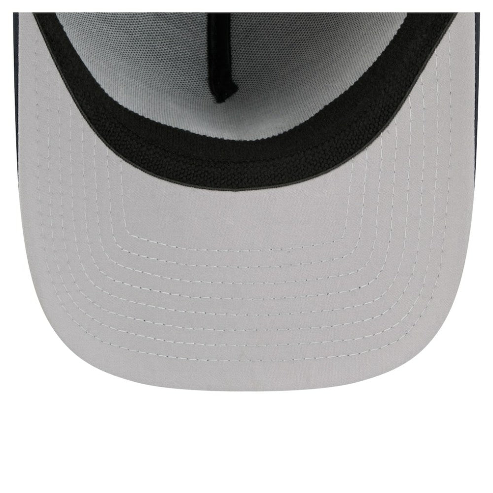 Navy Atlanta Braves New Era 39THIRTY A-Frame Perforated Flex Hat