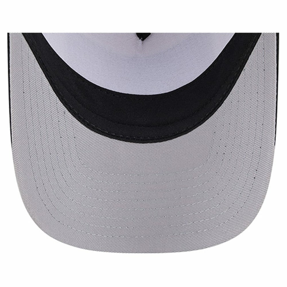 Stone/Black Baltimore Orioles New Era Text A-Frame Trucker 9FORTY Hat