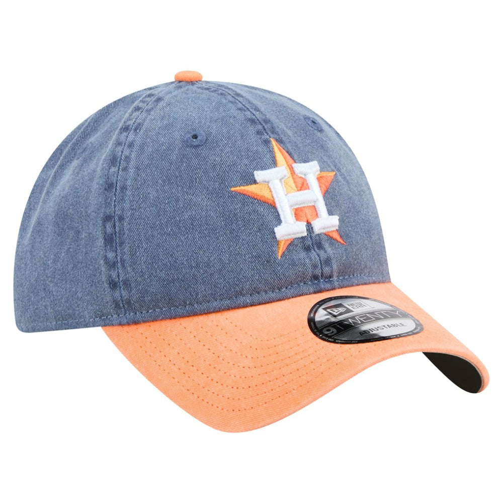 Navy/Orange Houston Astros New Era Select 9TWENTY Adjustable Hat