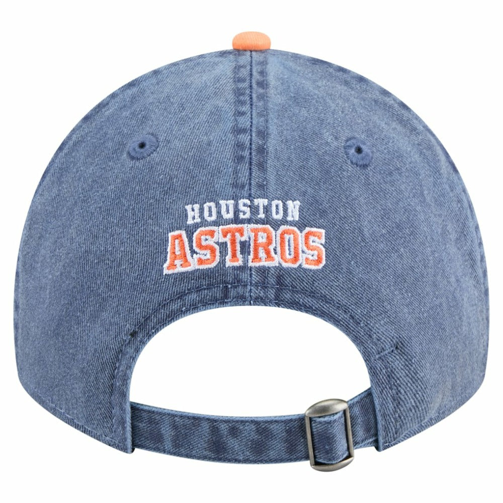 Navy/Orange Houston Astros New Era Select 9TWENTY Adjustable Hat
