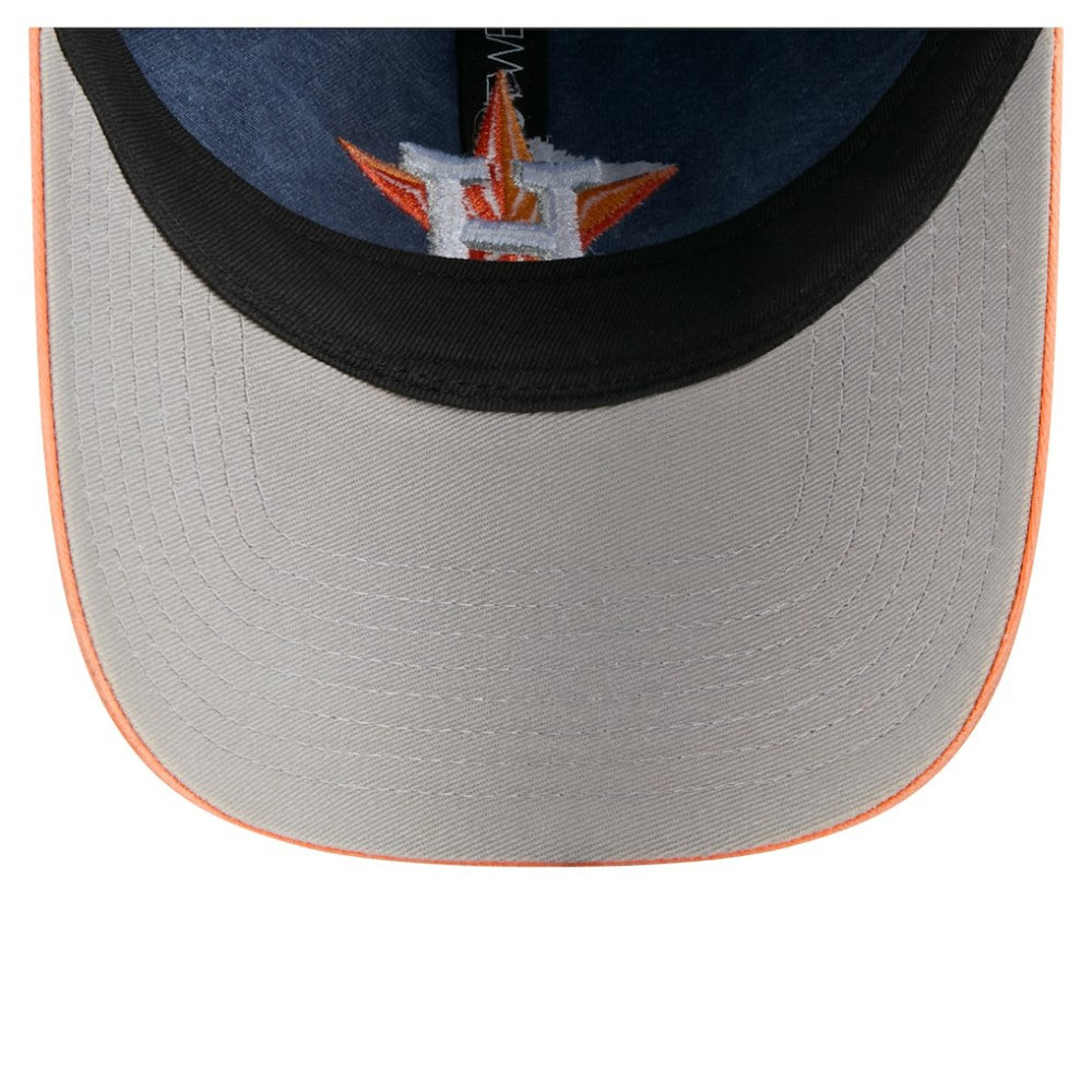 Navy/Orange Houston Astros New Era Select 9TWENTY Adjustable Hat