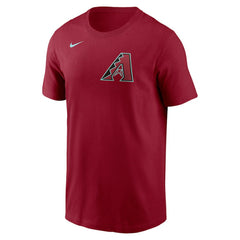 Red Corbin Burnes Arizona Diamondbacks Nike Fuse Name & Number T-Shirt