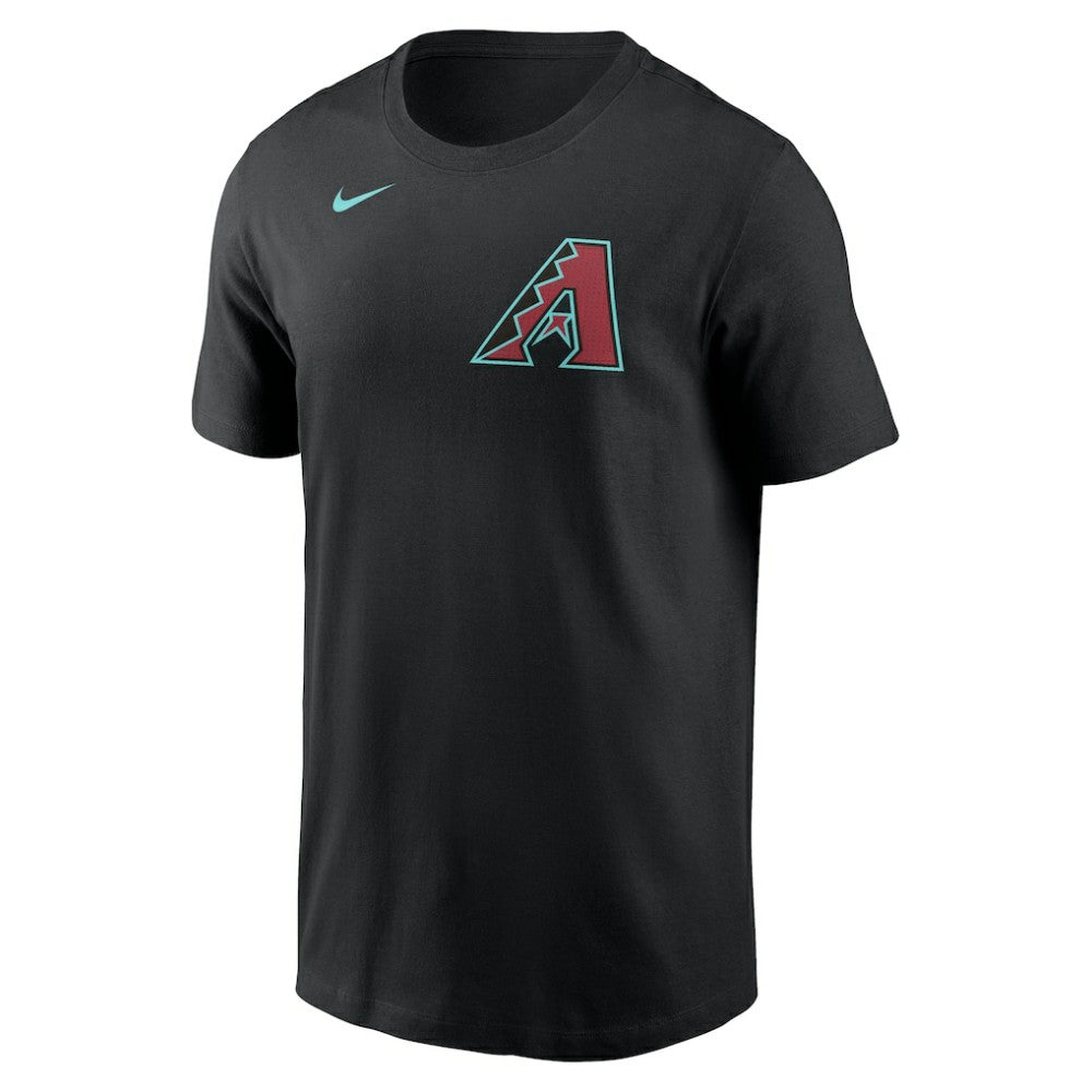 Black Corbin Burnes Arizona Diamondbacks Nike Fuse Name & Number T-Shirt