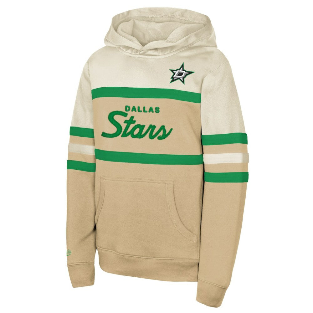NHL Dallas Stars Mitchell & Ness Youth Head Coach Pullover Hoodie