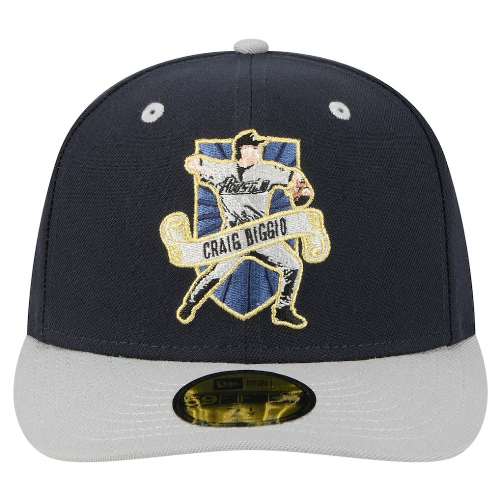 Navy Craig Biggio Houston Astros New Era 59FIFTY Fitted Hat