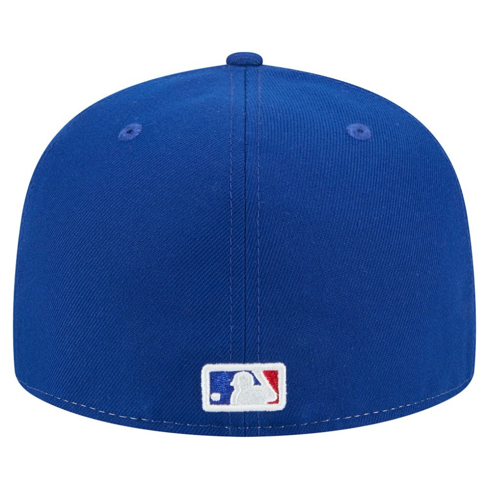 White/Royal Chicago Cubs New Era Repeat 59FIFTY Fitted Hat