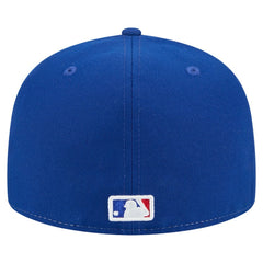 White/Royal Chicago Cubs New Era Repeat 59FIFTY Fitted Hat