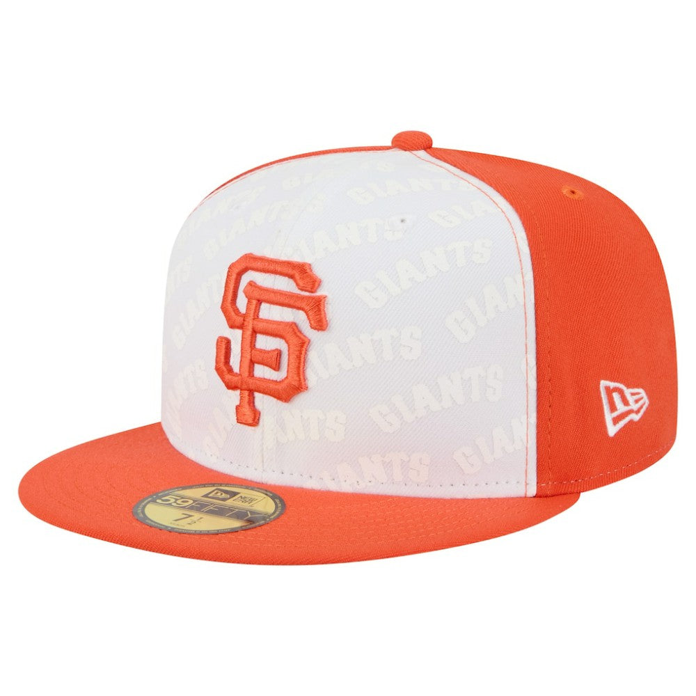 White/Orange San Francisco Giants New Era Repeat 59FIFTY Fitted Hat