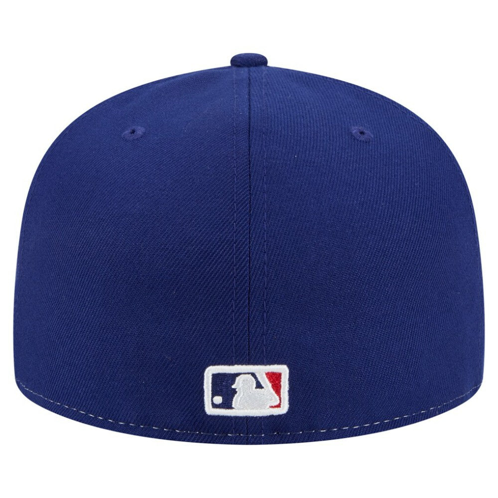 White/Royal Texas Rangers New Era Repeat 59FIFTY Fitted Hat