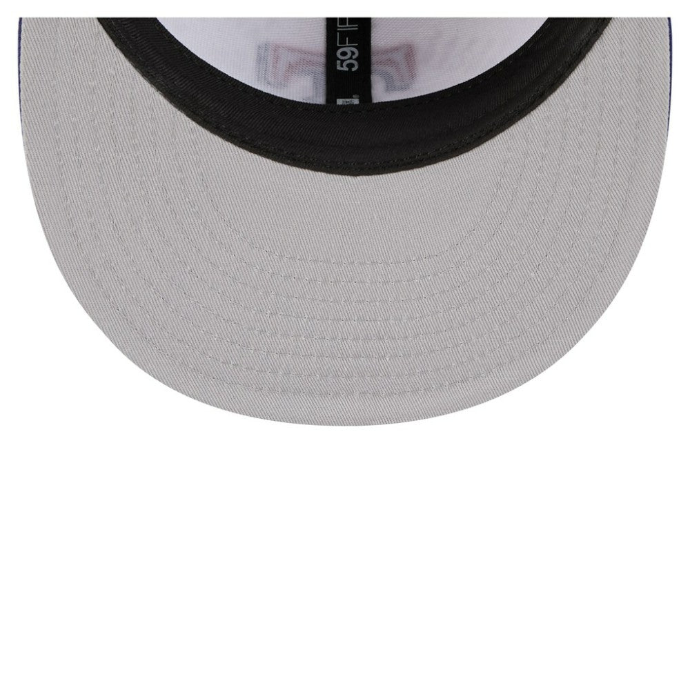White/Royal Texas Rangers New Era Repeat 59FIFTY Fitted Hat