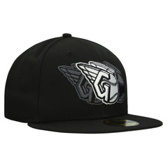Black Cleveland Guardians New Era Tri-Hit 59FIFTY Fitted Hat
