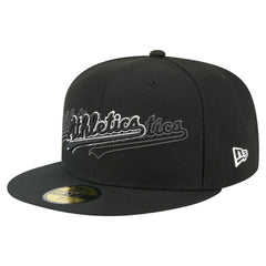 Black Athletics New Era Tri-Hit 59FIFTY Fitted Hat